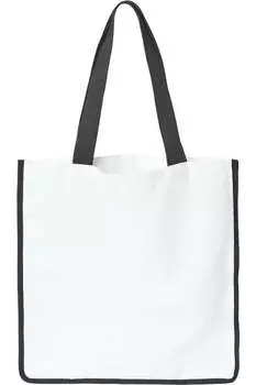 Сумка-тоут Liberty Bags Sublimation среднего размера, белый/черный