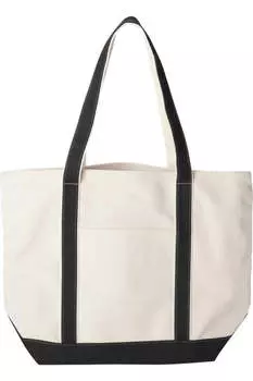 Сумка-тоут Liberty Bags X-Large Boater, цвет natural/ black
