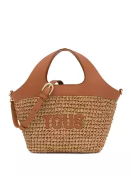 Сумка-тоут Lirio Rafia TOUS, коричневый