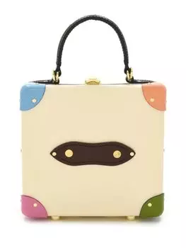 Сумка-тоут London Square из коллаборации с GOLF le FLEUR* GLOBE TROTTER, бежевый