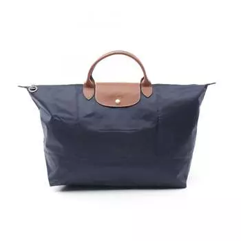 Сумка-тоут Longchamp из темно-синей нейлоновой кожи