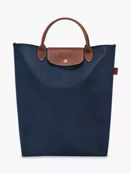 Сумка тоут Longchamp Le Pliage M, темно-синий