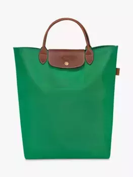 Сумка тоут Longchamp Le Pliage Medium, зеленый