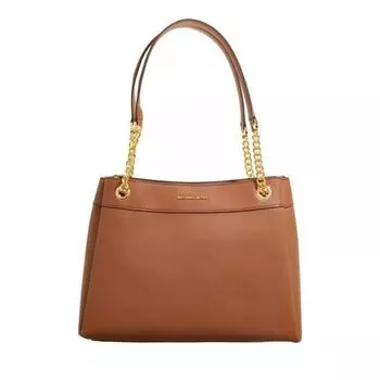 Сумка-тоут lori medium chain shoulder tote Michael Michael Kors, коричневый