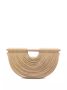 Сумка-тоут Lou со складками Cult Gaia, нейтральный