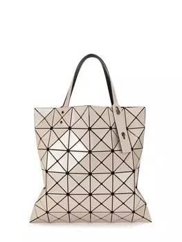 Сумка-тоут Lucent с геометричным узором Bao Bao Issey Miyake, белый