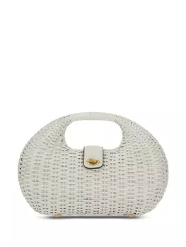 Сумка-тоут Lydia в виде плетеной корзины Cult Gaia, белый