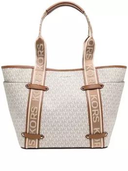 Сумка-тоут Maeve с логотипом Michael Kors, коричневый