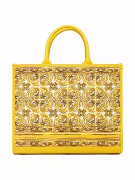 Сумка-тоут Majolica Dolce&Gabbana, жёлтый
