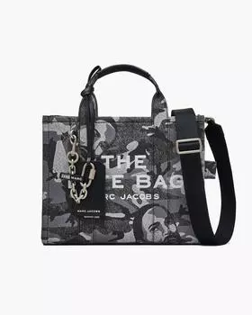 Сумка-тоут Marc Camo Denim среднего размера Marc Jacobs, цвет Grey Wash