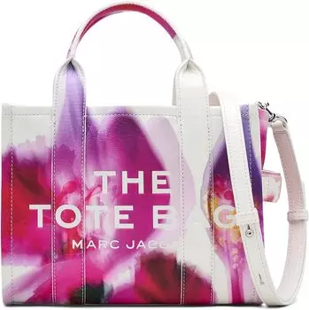 Сумка-тоут Marc Jacobs The Future Floral Leather Small Tote Bag, цвет White Multi
