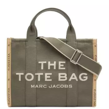 Сумка тоут Marc Jacobs The Medium Tote Jacquard, цвет Bronze Green