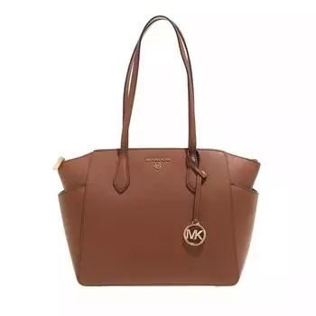 Сумка-тоут marilyn medium top-zip tote Michael Michael Kors, коричневый