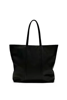 Сумка-тоут Massimo Dutti, черный