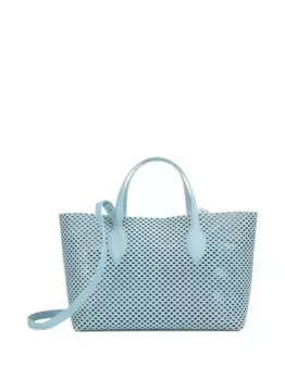 Сумка-тоут Mermaid размера мини Sergio Rossi, синий