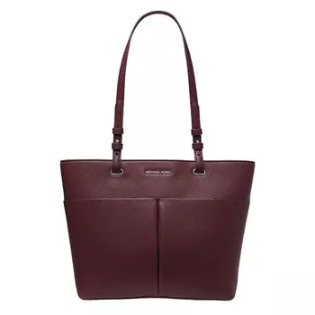 Сумка-тоут Michael Kors Bedford Medium Faux Pebbled Leather, красновато-коричневый