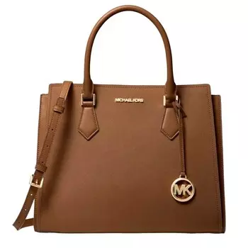 Сумка-тоут Michael Kors Hope Leather, коричневый