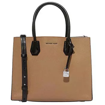 Сумка-тоут Michael Kors Mercer Convertible, коричневый