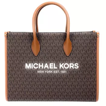 Сумка-тоут Michael Kors Mirella East West, коричневый