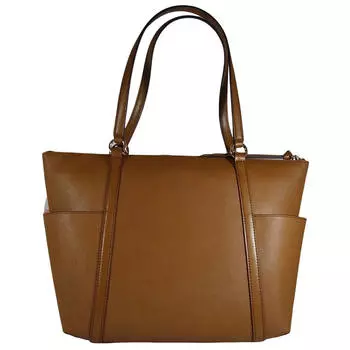Сумка-тоут Michael Kors Sullivan Top Zip, коричневый