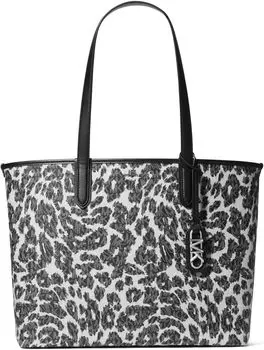 Сумка-тоут MICHAEL Michael Kors Eliza Xl East West Tote, цвет Black Multi