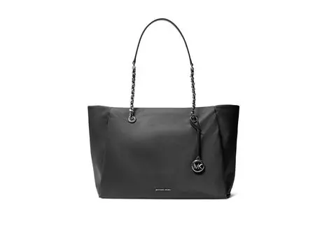 Сумка-тоут MICHAEL Michael Kors Georgia Large Top Zip Tote, черный