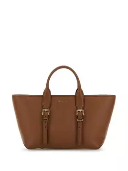 Сумка тоут Michael Michael Kors Moore с декоративными ремешками, коричневый