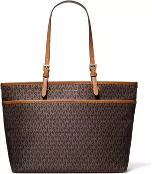 Сумка-тоут MICHAEL Michael Kors Winston Large Top Zip Multi Function Tote, цвет Brown/Acorn