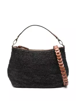 Сумка-тоут Mihaja из рафии IBELIV, черный