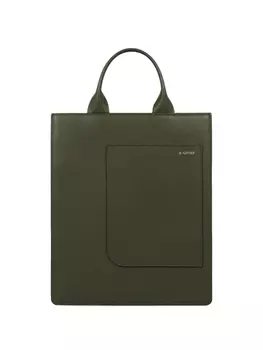 Сумка-тоут Mini Boxy Valextra, зеленый