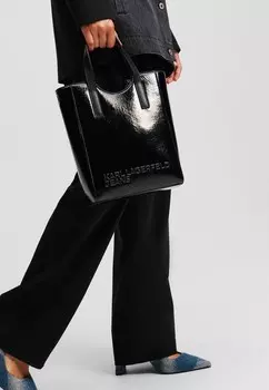 Сумка-тоут MINI Karl Lagerfeld Jeans, черный
