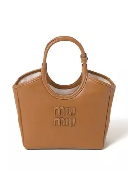 Сумка-тоут Miu Miu Ivy, коричневый