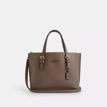 Сумка-тоут Mollie от Coach Outlet 25, цвет gold/dark stone