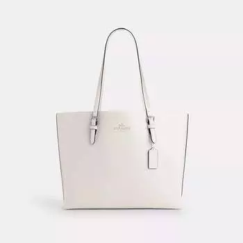 Сумка-тоут Mollie от Coach Outlet, цвет silver/chalk