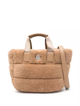 Сумка-тоут Moncler mini Caradoc, коричневый