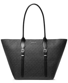 Сумка-тоут Moore Large с пряжкой Michael Kors, черный