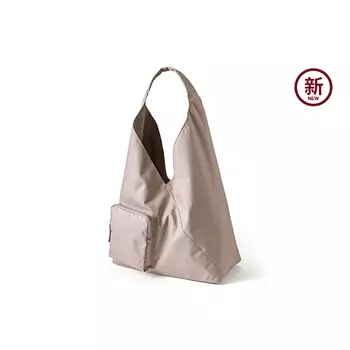 Сумка-тоут Muji с внешним карманом на молнии, темно-зеленый