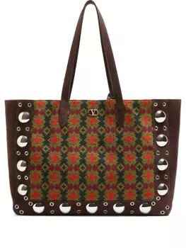 Сумка-тоут Nellcte Valentino Garavani, коричневый