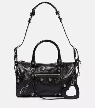 Сумка-тоут Neo Cagole из кожи Balenciaga, черный