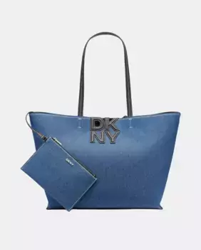 Сумка-тоут NICOLE DKNY, темно-синий