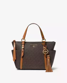 Сумка-тоут Nomad с логотипом Michael Michael Kors, коричневый