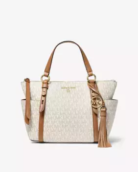 Сумка-тоут Nomad с логотипом Michael Michael Kors, цвет Natural