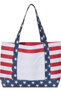 Сумка-тоут OAD Americana Boater, красный/белый/синий