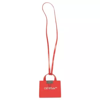 Сумка-тоут Off-White с логотипом Baby Box, красный
