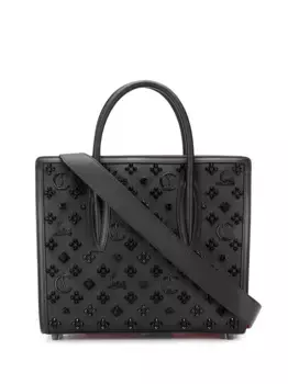 Сумка-тоут Paloma с шипами Christian Louboutin, черный