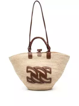 Сумка-тоут Panarea с логотипом Casadei, нейтральный