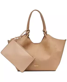 Сумка-тоут Paula Commuter DKNY, коричневый