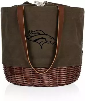Сумка-тоут Picnic Time Denver Broncos Coronado из парусины и вербы