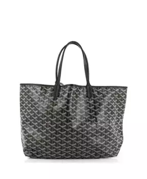 Сумка-тоут PM Saint Louis из лакированного холста Pre-Owned Goyard, черный