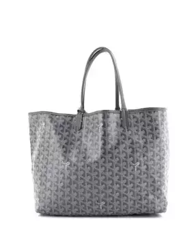 Сумка-тоут PM Saint Louis из лакированного холста Pre-Owned Goyard, серый